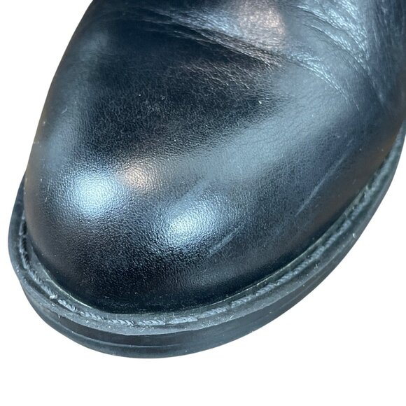 Easy Spirit Black Leather Knee-High Zip Up Closure Eslabarca Riding Boots Sz 6M - Picture 9 of 12